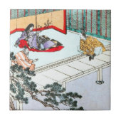 Aziatische prinses tegeltje (Voorkant)