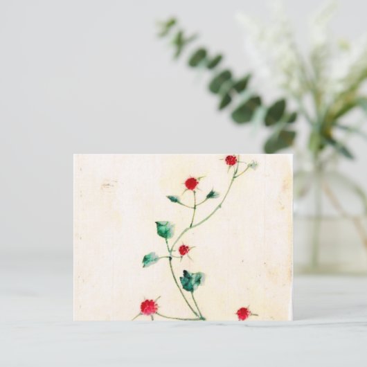 -Aziatische Prints Briefkaart (Staand voorkant)