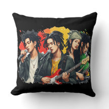 Aziatische reggaeband K-Pop dreadlocks Rasta
