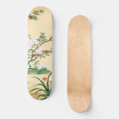 Aziatische rode rozen Witte gelilie vogelskateboar Skateboard (Voorkant)