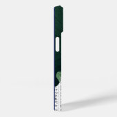 Aziatische Roze Waterlelie op Kanji Achtergrond Case-Mate iPhone Case (Achterkant / Rechts)