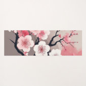 Aziatische rustige Cherry Blossom Yoga Mat (Achterkant (horizontaal))