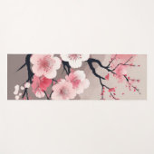 Aziatische rustige Cherry Blossom Yoga Mat (Voorkant (horizontaal))