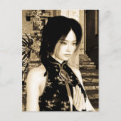 Aziatische schoonheid briefkaart (Voorkant)