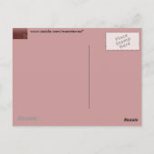 Aziatische schoonheid briefkaart (Achterkant)