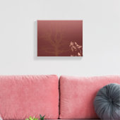Aziatische schoonheid ingepakt canvas print (Insitu (Woonkamer))