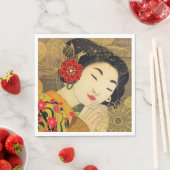 Aziatische schoonheid servet (Insitu)