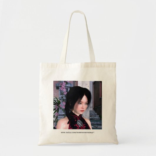 Aziatische Schoonheid Tote Bag (Voorkant)