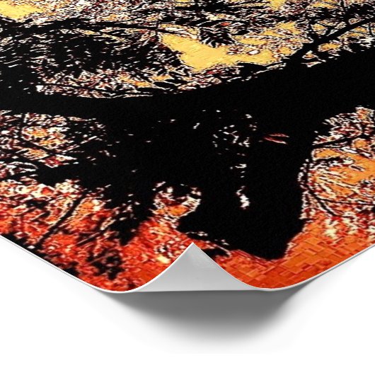 Aziatische skies poster (Hoek)