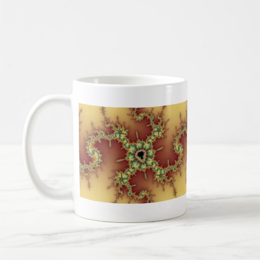 Aziatische spin - Fractale Mok (Links)