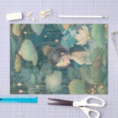 Aziatische stijl waterlelies tissuepapier (Craft)