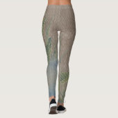 Aziatische stijlkunst leggings (Achterkant)