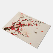 Aziatische stijlschilders, bloesem in het voorjaar deurmat (Schuin)