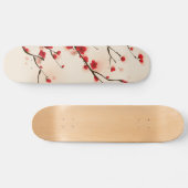 Aziatische stijlschilders, bloesem in het voorjaar skateboard (Horizontaal)