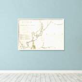 Aziatische Stille Oceaan Canvas Afdruk (Insitu (Houten vloer))