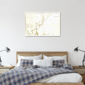 Aziatische Stille Oceaan Canvas Afdruk (Insitu (Slaapkamer))