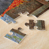 Aziatische strijd vrouw legpuzzel (Zijkant)