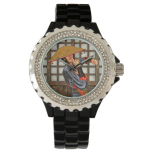 Aziatische strijdster horloge