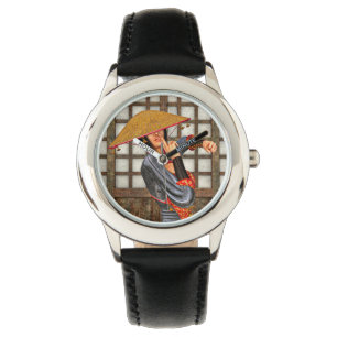 Aziatische strijdster horloge