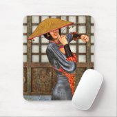 Aziatische strijdster muismat (Met muis)