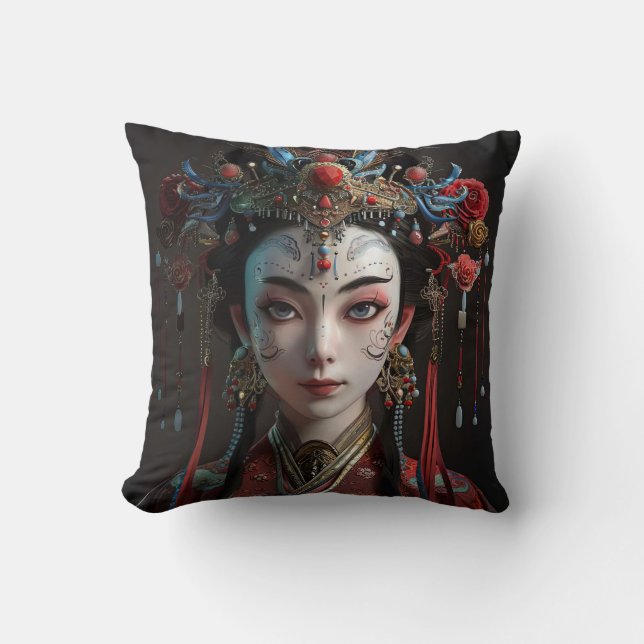 aziatische succubus kussen (Voorkant)