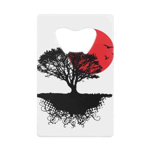 Aziatische Sunrise Creditcard Bottle Open Creditkaart Flessenopener (Voorkant)