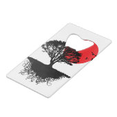 Aziatische Sunrise Creditcard Bottle Open Creditkaart Flessenopener (Achterkant Gekanteld)