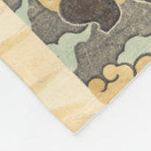 Aziatische tapijt met Bowl- en Drakenontwerp Fleece Deken (Hoek)
