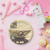 Aziatische tapijt met Bowl- en Drakenontwerp Papieren Bordje (Feest)