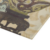 Aziatische tapijt met Bowl- en Drakenontwerp Snijplank (Hoek)