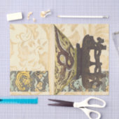 Aziatische tapijt met Bowl- en Drakenontwerp Tissuepapier (Craft)