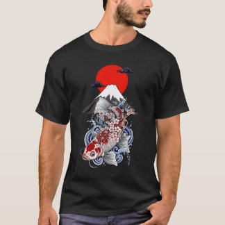 Aziatische Tatoeage | Japanse Koi Vis | T-Shirts