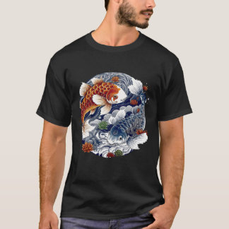 Aziatische Tatoeage | Japanse Koi Vis | T-Shirts
