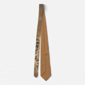 aziatische tijger stropdas (Achterkant)