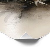 Aziatische tijger traditionele schilderij foto afdruk (Hoek)