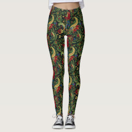 Aziatische Tuin Donkere Chinoiseries leggings - Un
