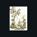 Aziatische tuin met vrouw en dieren canvas afdruk<br><div class="desc">Een mooie Aziatische tuin vol dieren,  gevolgd door een waakzame vrouw. De scène doet denken aan de tuin van Eden,  compleet met een slang die in de voorgrond glijdt. Een perfect cadeau voor de wereldbedeelde persoon in je leven!</div>