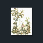 Aziatische tuin met vrouw en dieren canvas afdruk<br><div class="desc">Een mooie Aziatische tuin vol dieren,  gevolgd door een waakzame vrouw. De scène doet denken aan de tuin van Eden,  compleet met een slang die in de voorgrond glijdt. Een perfect cadeau voor de wereldbedeelde persoon in je leven!</div>