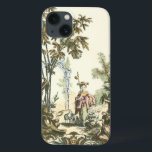 Aziatische tuin met vrouw en dieren iPhone 13 hoesje<br><div class="desc">Een mooie Aziatische tuin vol dieren,  gevolgd door een waakzame vrouw. De scène doet denken aan de tuin van Eden,  compleet met een slang die in de voorgrond glijdt. Een perfect cadeau voor de wereldbedeelde persoon in je leven!</div>