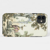 Aziatische tuin met vrouw en dieren Case-Mate iPhone case (Achterkant (horizontaal))