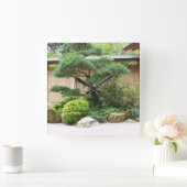 Aziatische Tuinmuur Vierkante Klok (Huis)