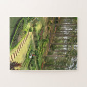 aziatische, vietnamese, kunst, beeldhouwkunst, boe legpuzzel (Horizontaal)