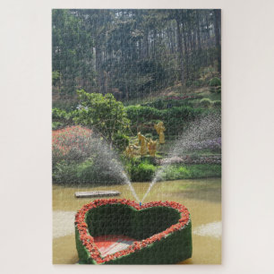 aziatische, vietnamese, kunst, beeldhouwkunst, boe legpuzzel