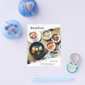 Aziatische voedselgebeurtenis flyer