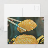 Aziatische voedselsushi briefkaart (Voorkant / Achterkant)