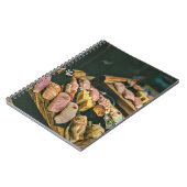 Aziatische voedselsushi notitieboek (Linkerzijde)