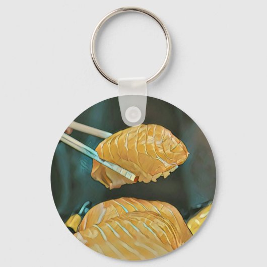 Aziatische voedselsushi sleutelhanger (Voorkant)