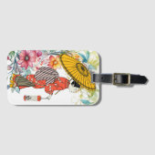 Aziatische vrouw Bagagelabel (Voorkant (horizontaal))