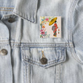 Aziatische vrouw Button (In situ)