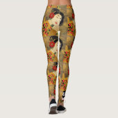 Aziatische vrouw Collectie Leggings (Achterkant)